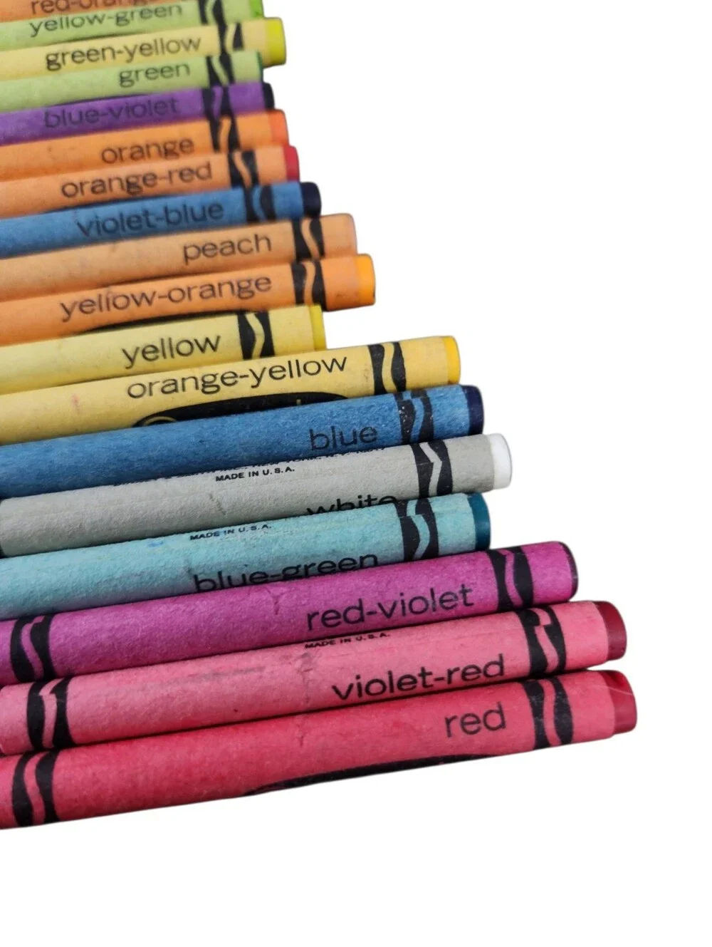 Vintage Deadstock NOS Crayola Crayons 24 Brilliant Colors Binney & Smith Unused